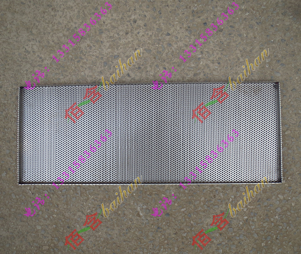 Processing and custom-made square square rectangular 304 stainless steel round hole square hole punching support net sediment mine screen