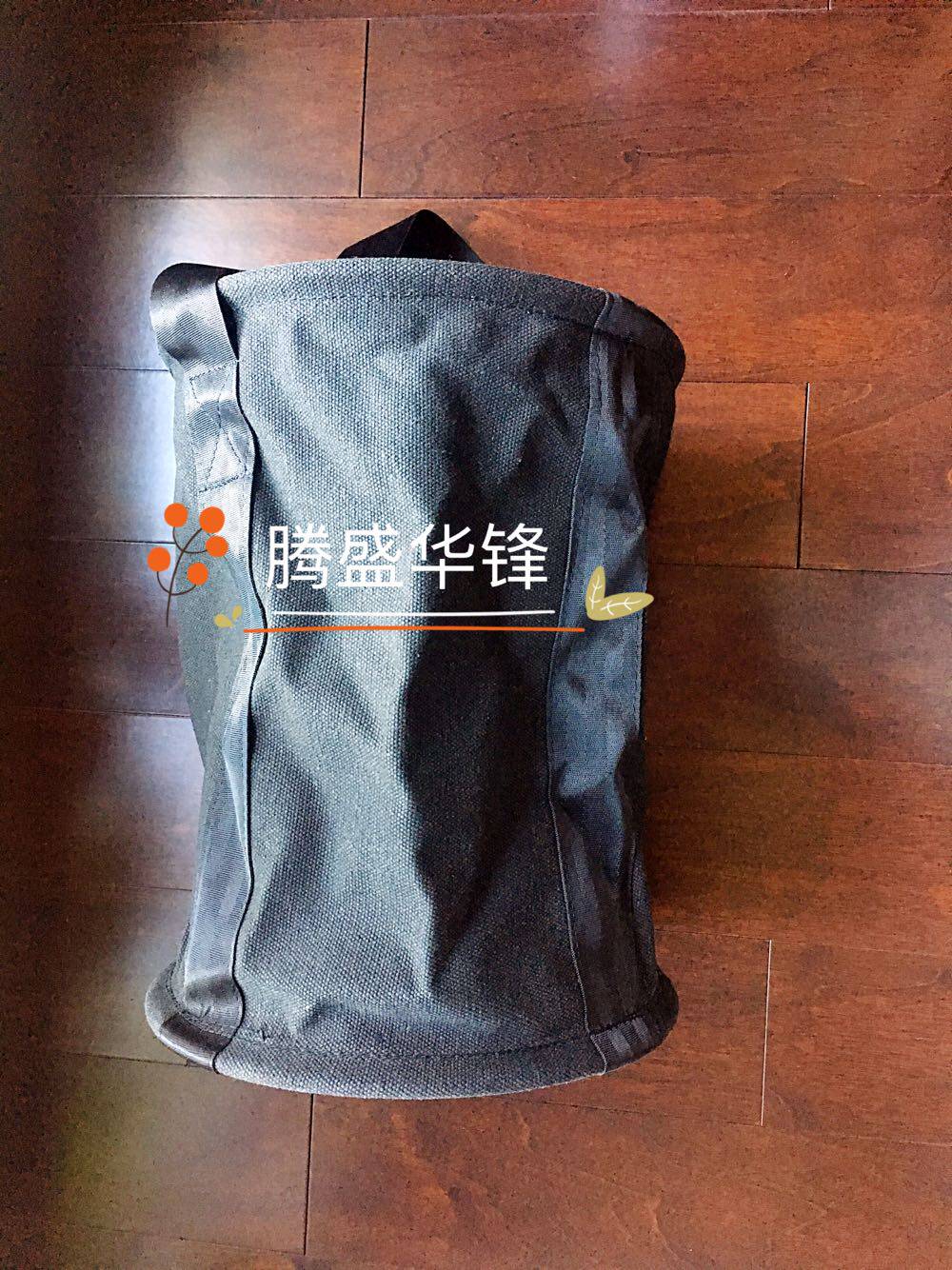 Stage dedicated hanging gourd canvas pocket Black canvas pocket Hanging Weiya black canvas bag Reinforced canvas bag