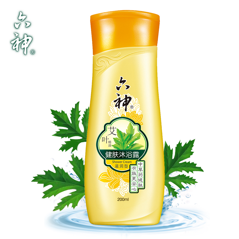 【天猫超市】六神艾叶健肤沐浴露(滋润型)200ml 中草药抑菌保湿