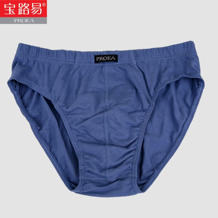 Đồ lót nam Baolui, Cotton chải kỹ, 100% cotton, Quần sịp cotton, Màu đồng nhất, Quần béo, 6 Miễn phí vận chuyển - Giống cái