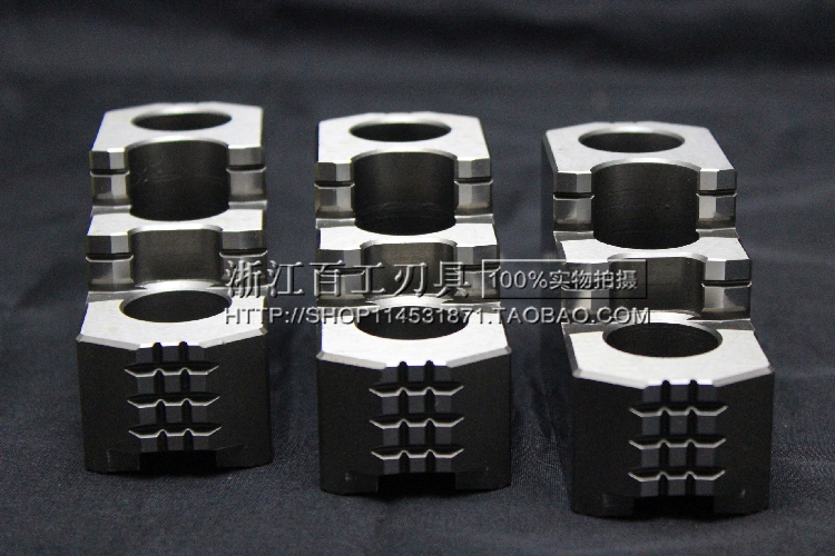 Taiwan standard hydraulic hard claw Three-claw soft claw Hydraulic chuck jaw Hard claw 5 6 8 10 12 15 inches