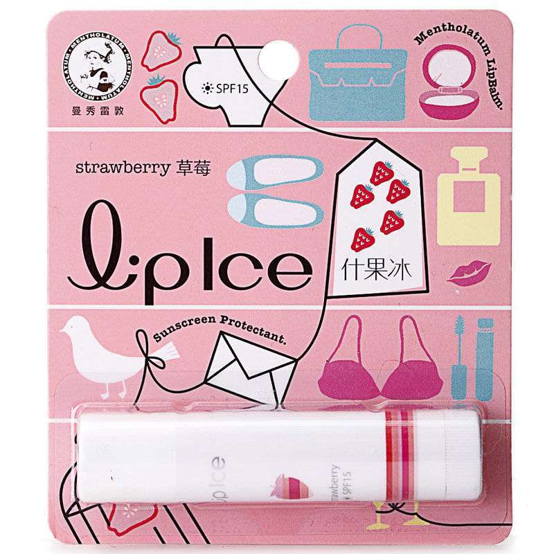 曼秀雷敦·什果冰润唇膏SPF15-草莓