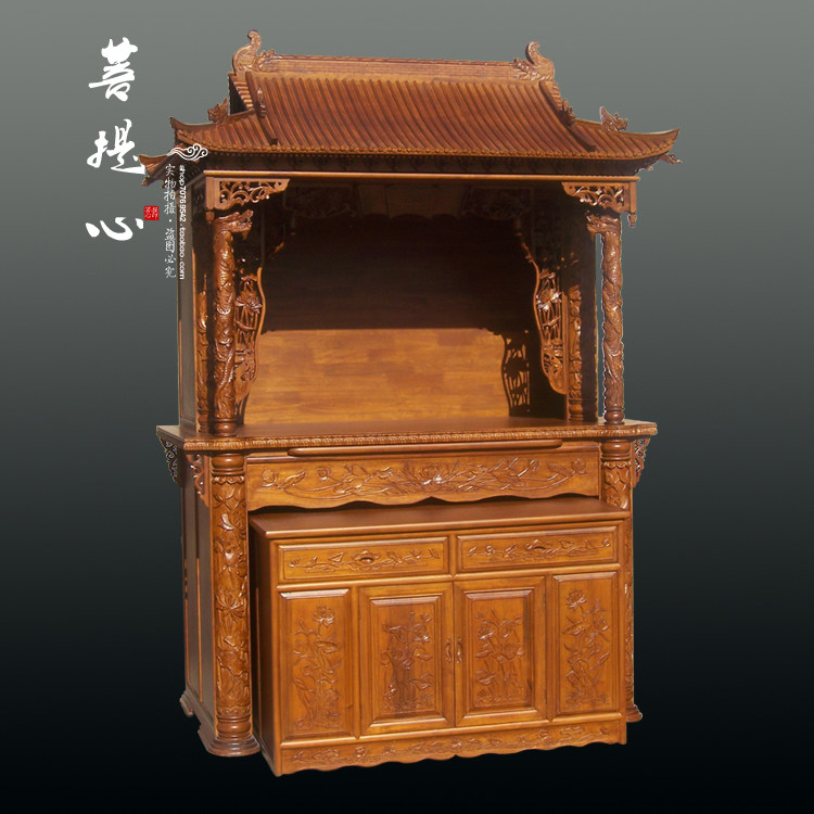 Buddhist altar set cabinet vertical cabinet for cabinet household simple table altar shrine shrine shrine altar Avalokitesvara Buddhist altar Buddha cabinet modern Chinese style