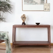 Sanshan một vòng mới của phía Trung Quốc bàn bên chính walnut đen lối vào bằng gỗ anh đào một vài trường hợp Zen đồ nội thất tối giản - Bàn trà