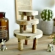 Zakka tạp hóa retro bạch dương gỗ bảng phân đạo cụ chụp ảnh trang sức hình ảnh đạo cụ trang trí đồ trang trí