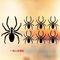 Halloween Spider sticker bar restaurant classroom party dormitory clothing store background wall door glass window