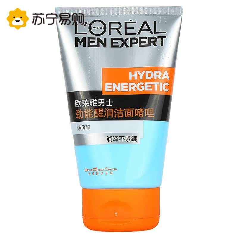 L＇oreal/欧莱雅男士劲能醒润洁面啫哩100ml