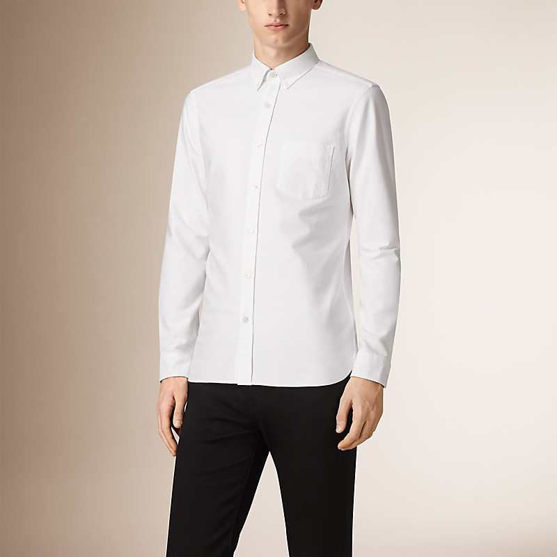 BURBERRY/博柏利常规剪裁棉质牛津衬衫 39961121