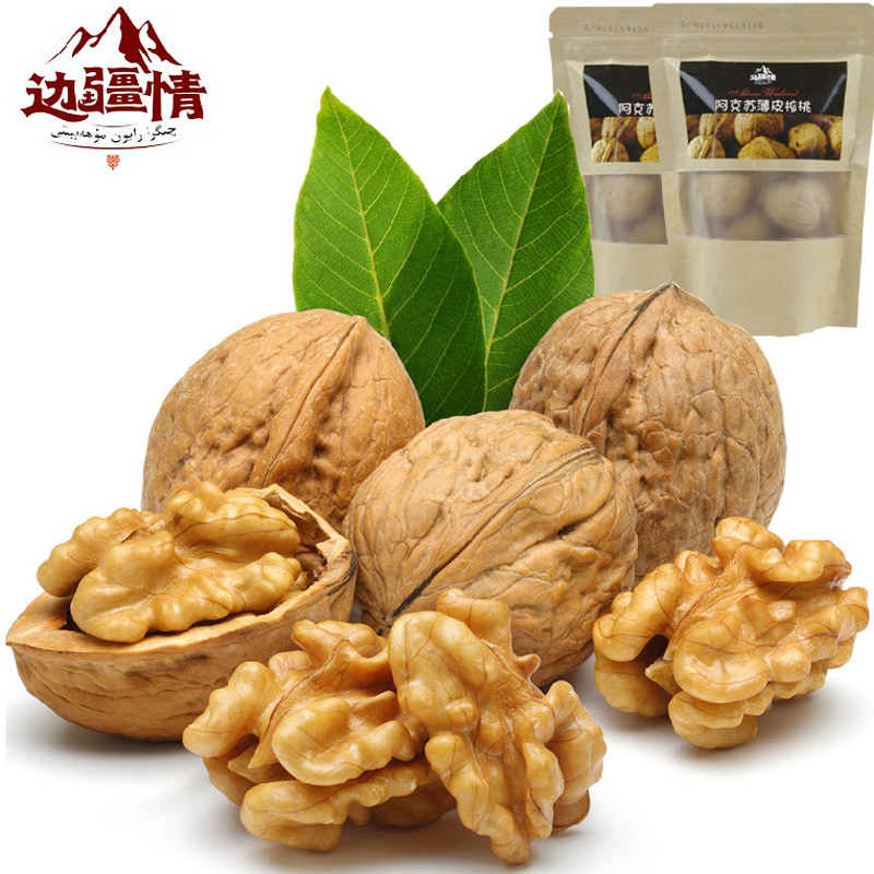 【天猫超市】边疆情 新疆纸皮薄皮核桃110g 新大核桃 坚果 零食