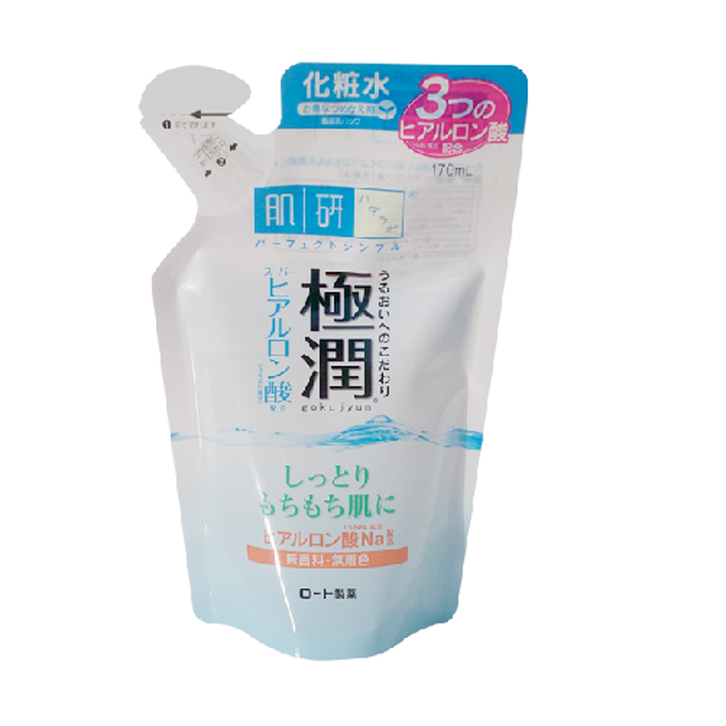 乐敦肌研极润玻尿酸保湿化妆水 爽肤水 替换装170ml