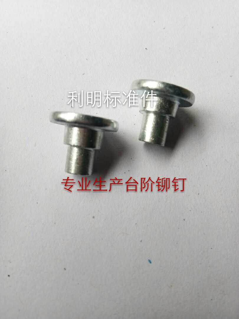 Our factory produces step rivet hook step rivet solid step rivet double section rivet new product can be customized