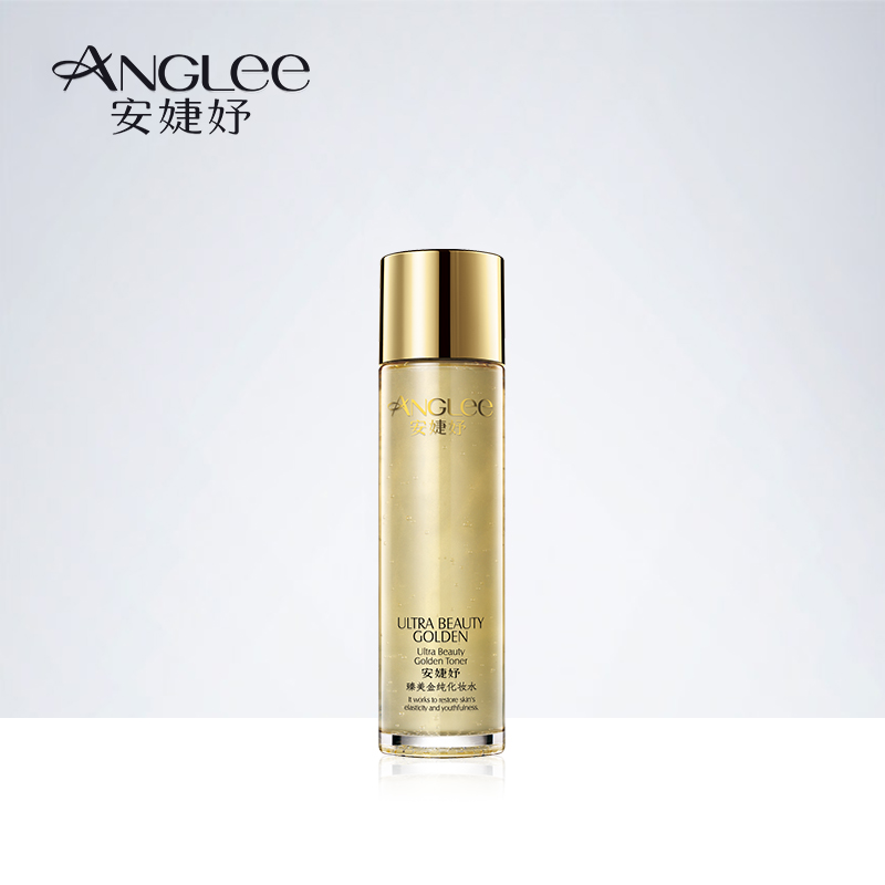 ANGLEE/安婕妤 臻美金纯化妆水120ml 抗皱紧致柔肤补水保湿爽肤水