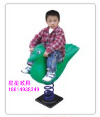 аттракцион качели 厂家直销幼儿园辅助设备室外儿童卡通动物弹簧摇马摇摇乐鸽子摇乐 OTHER