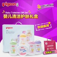Pigeon, детский комплект, гель для душа, шампунь в подарочной упаковке для новорожденных для ухода за кожей, 5 шт
