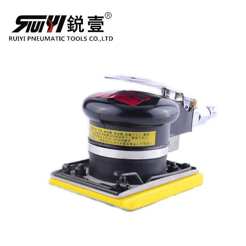 Ruiyi 6039 pneumatic sandpaper machine sand shock machine tool sander polishing machine 75*100MM