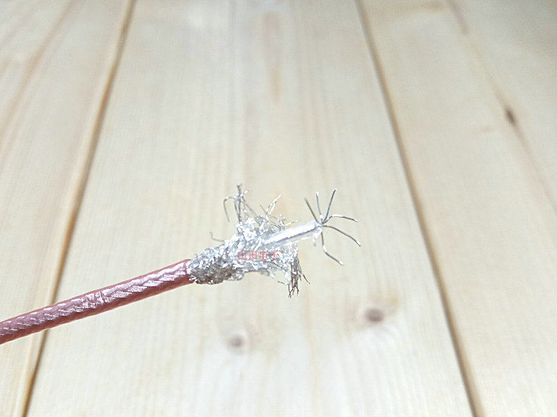 RG316同轴线 镀银纯铜单芯屏蔽线 音视频信号线天线馈线外径2.5mm