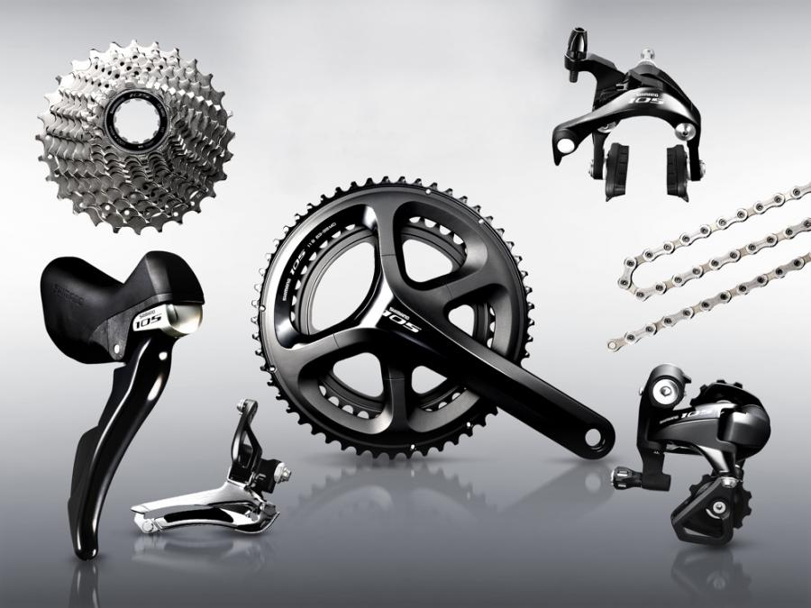 BIKE 正品SHIMANO 105 5800 公路套件2*11速黑色