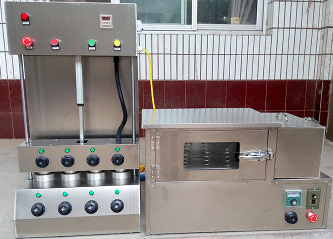 Pizza machine with a sweet drum pizza machine Napole pizza machine four - head pizza machine