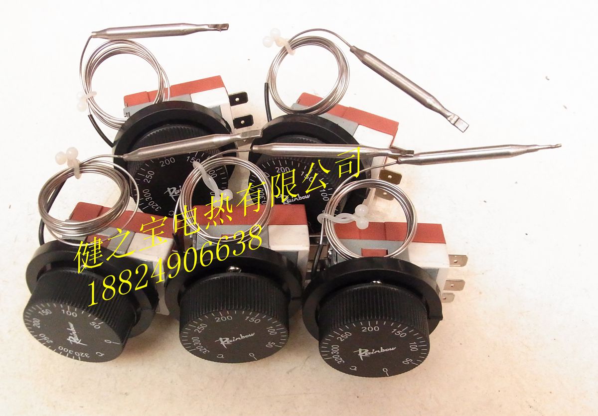 Korea rainbow liquid expansion thermostat thermostat control switch Water heater over temperature protector 50C-320C flat cover