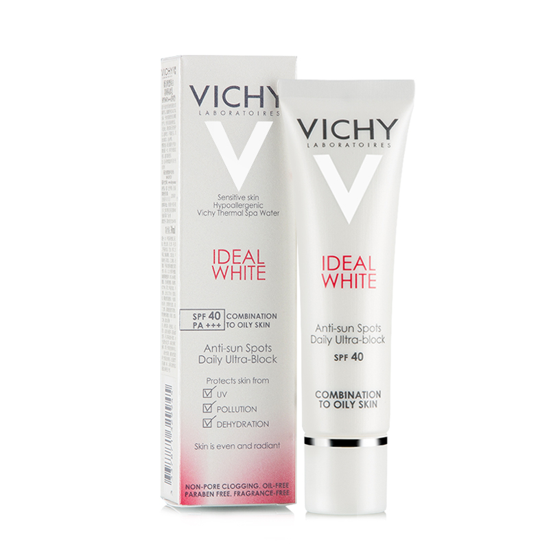 Vichy/薇姿理想焕白防晒隔离乳(清爽型)30ml SPF30/PA+++提亮肤色