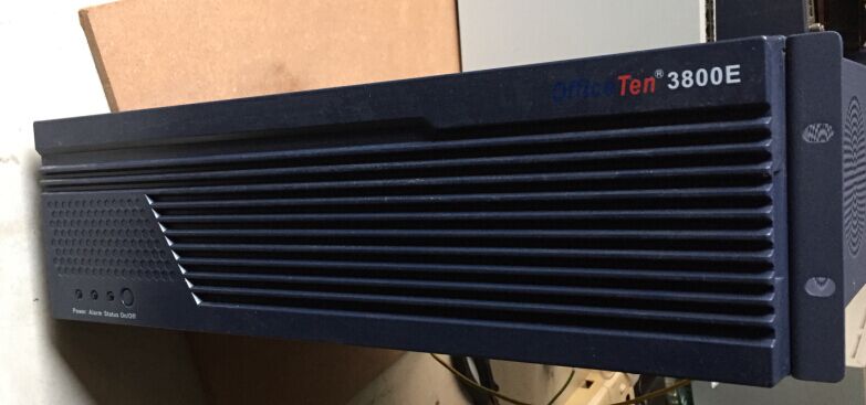 Network via 3800E program-controlled switch OFFICE TEN3800E network via communication gateway