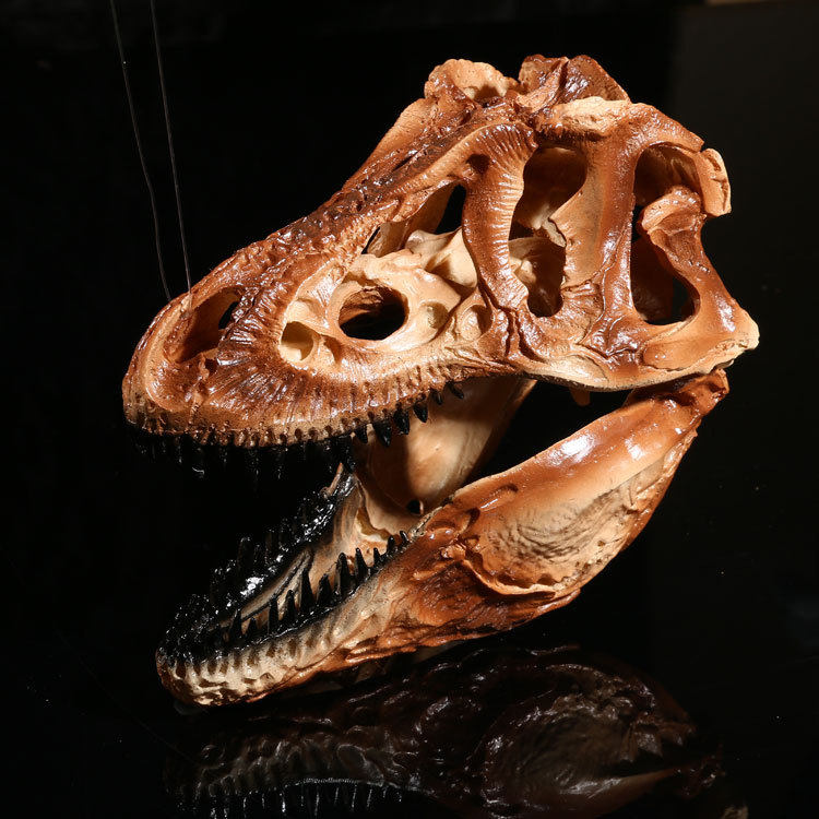 Dinosaur skull high-precision resin split model simulation 1:1 resin handicraft exhibition model