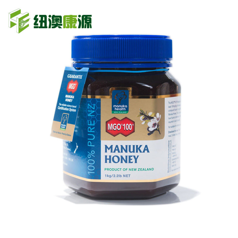 Manuka Health蜜纽康麦卢卡活性蜂蜜MGO100+1000g 1kg新西兰直邮