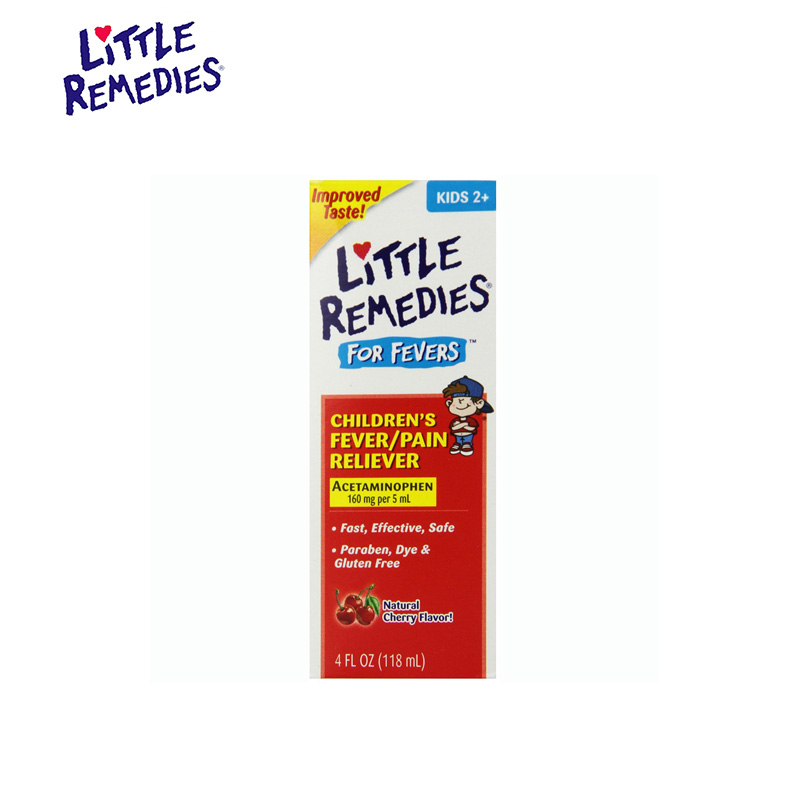 Little Remedies 幼儿退烧止痛口服液无色素 - 天然樱桃味 120ml