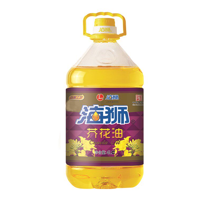 【天猫超市】海狮 芥花油4L 食用油压榨工艺品牌保证