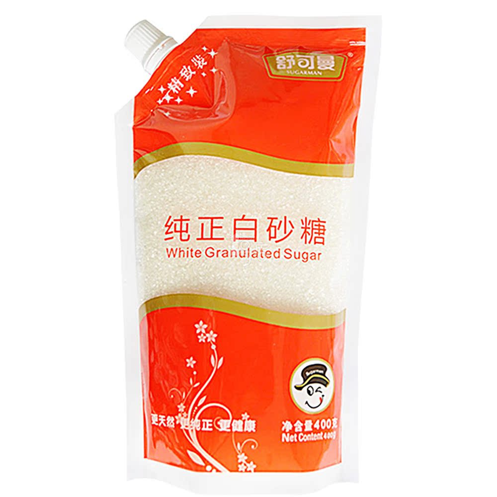 舒可曼 纯正白砂糖 400g/袋