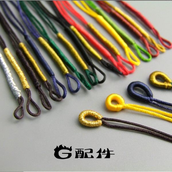 Special price handmade winding circle China knot DIY ornament pendant pendant gold wire silver wire semi-finished product connecting coil