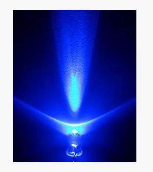 5MM White Hair Blue Luminotron Super Bright LED Light Emitting Diodes-Taobao