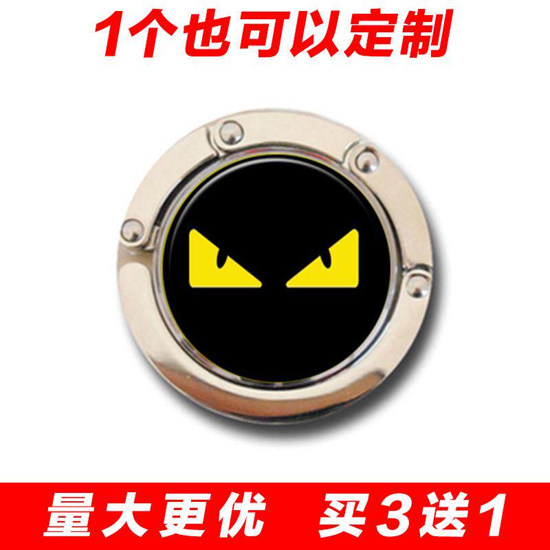 Portable Creative Women's Bag Table Side Hanging Bag God-Free Student Desk School Bag Cartoon Hanging Bag Hook N Times Use 