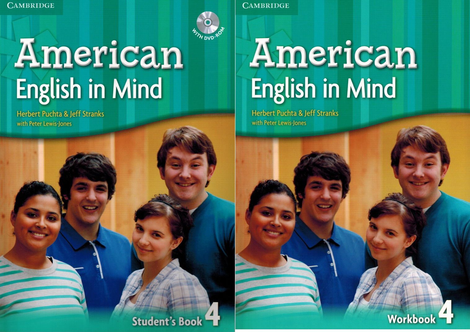 Beijing shipped American English in Mind 4 students with book practice books sets for beauty editions