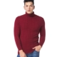 茧 茧 & áo len cao cổ mùa đông tinh khiết áo len cashmere nam dày đan xoắn áo len chạm đáy giản dị - Áo len Cashmere