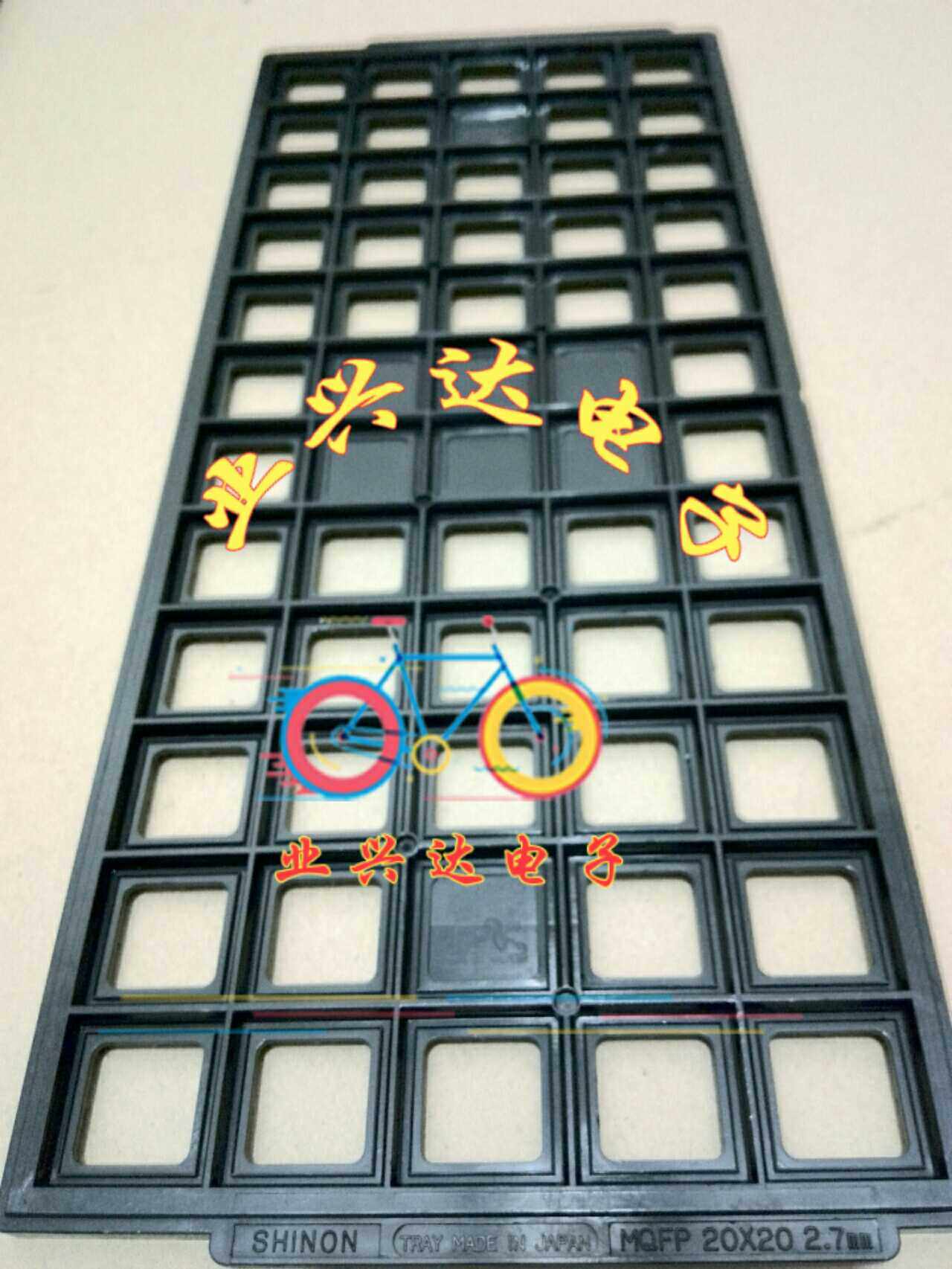 IC chip tray anti-static ic tray tray MQFP20×20×2 7 20*20*2 7