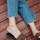 Tùy chỉnh Na Uy không có rừng Cô gái hiện đại nhỏ bằng vàng vòng chân vòng tròn Nhỏ và đơn giản không phai vòng chân titin ko gỉ Vòng chân
