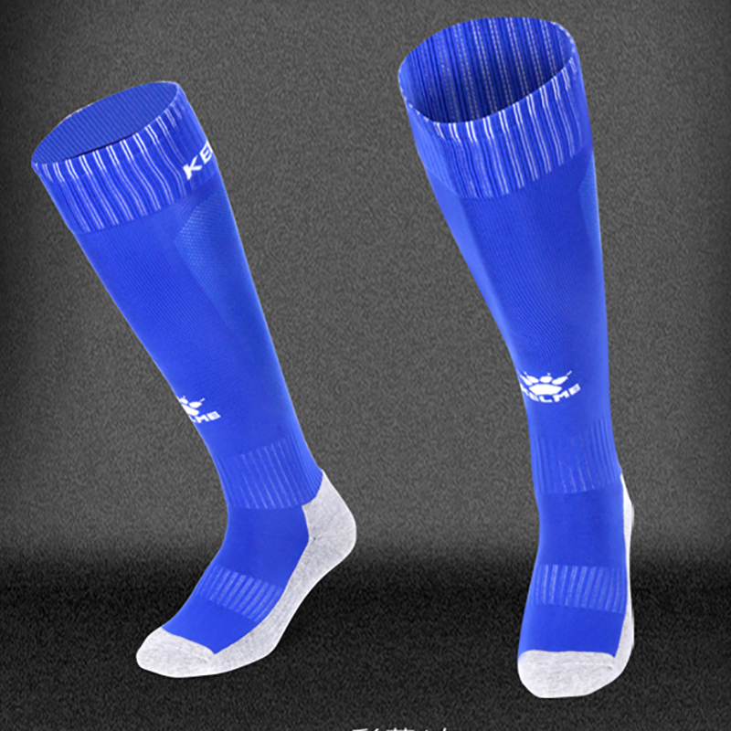 KELME Karmei Children Towel Bottom Football Socks Youth Long Barrel Match Training Thickened Non-slip Football Socks