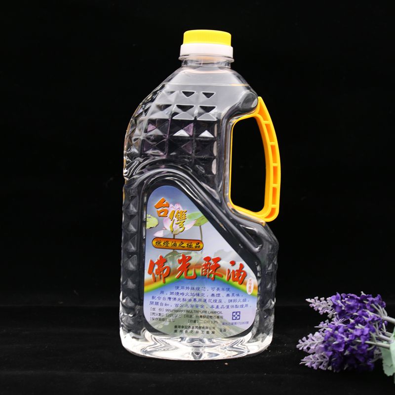 Buddhist supplies Taiwan liquid ghee lamp eco-friendly smokeless and odorless liquid ghee Buddha light 2 liters for the Buddha lamp oil