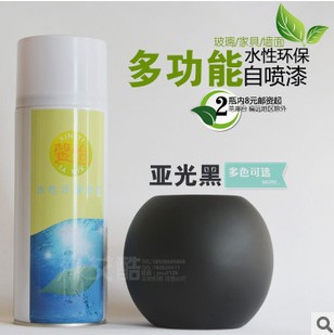 Water-based environmental protection spray paint cans furniture ceramic iron wall environmental protection hand paint matte black hand paint white