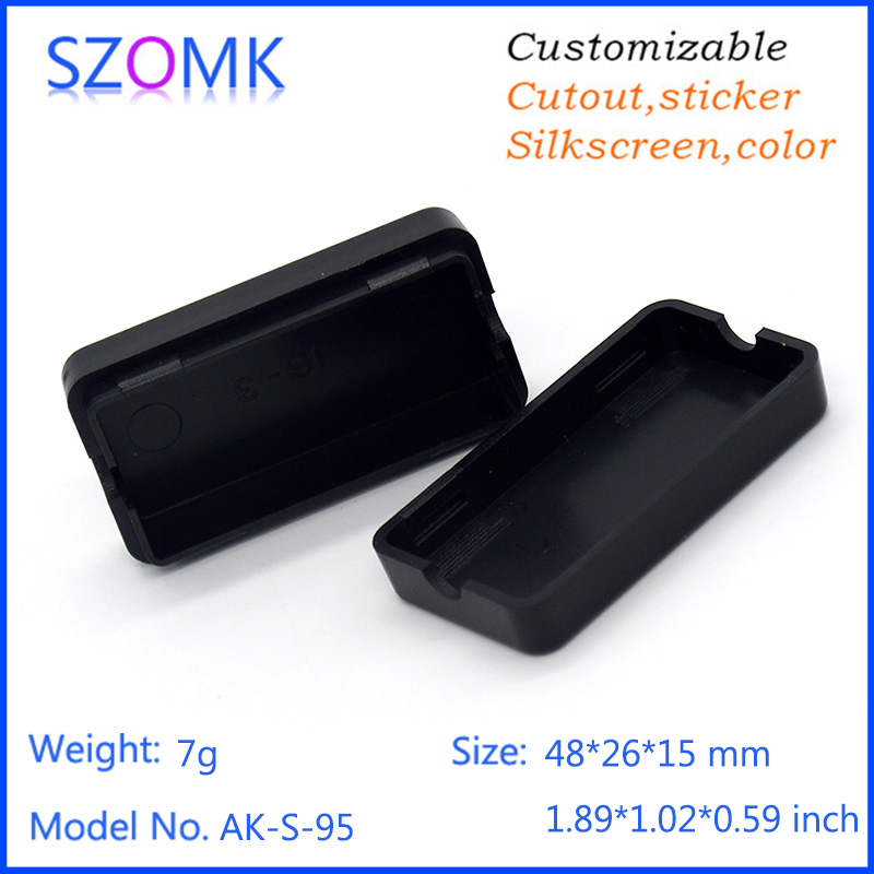 48 * 26 * 15 standard plastic meter housing handheld grip housing security industrial controller housing S95