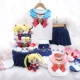 Hộp quà sơ sinh cotton mùa hè quần áo bé phù hợp với vẻ đẹp cô gái trăm ngày quà tặng bé gái trăng tròn ý tưởng quà tặng