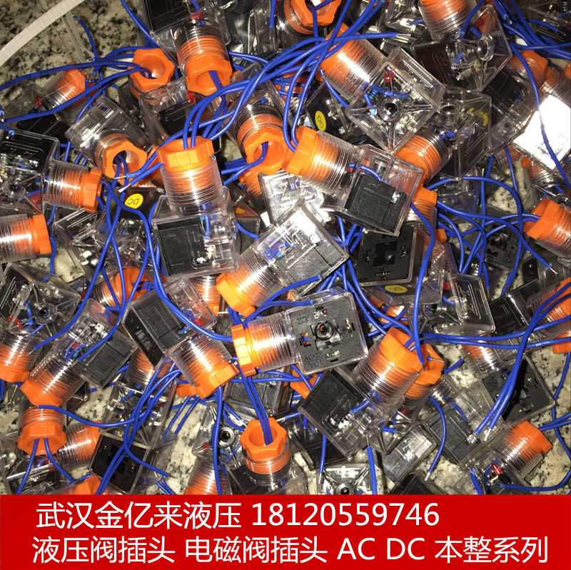 Solenoid Valve plug valve plug DC12V DC24V AC110V AC220V AC380V DC220V