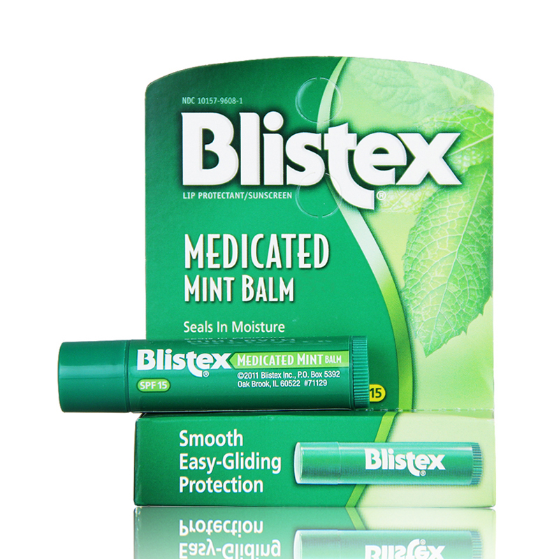 Blistex碧唇Blistex 特效锁水修护防晒润唇膏 薄荷味 SPF15