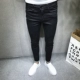 Dòng chữ nam thu đông mới phiên bản Hàn Quốc của người tu luyện retro cũ thêu chân đen quần jeans dài anh chàng xã hội đỏ nhanh quần áo thể thao nam Quần jean