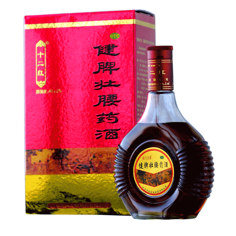 十二红 健脾壮腰药酒450g补气养血健脾补肾药酒神疲乏力失眠健忘