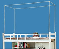 Rèm trên giường khung chống muỗi cực đậm inox trường đại học ký túc xá giường ngủ 幔 giường đơn mùng chụp gấp gọn