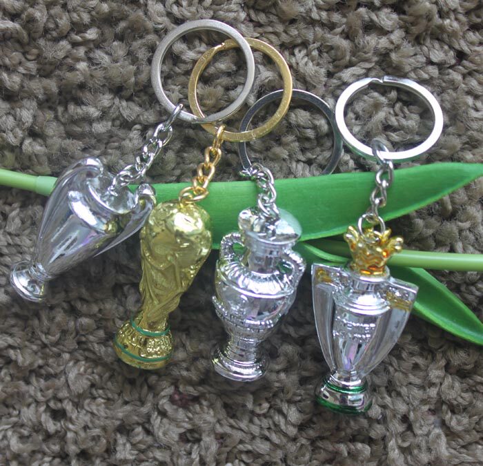 Football Fan Brazil World Cup Supplies Souvenirs Premier League Champions League Hercules Trophy Keychain