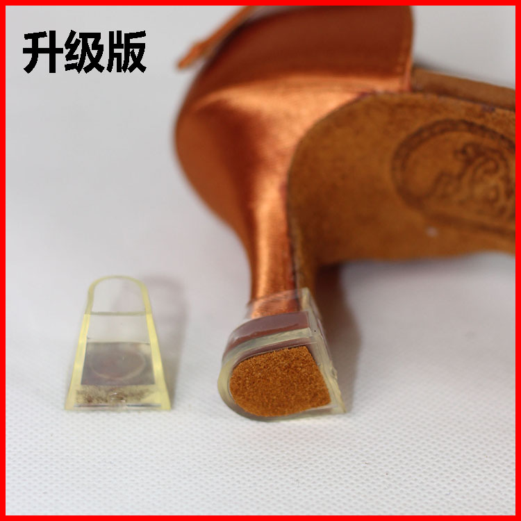 Betty dance shoes transparent heel sleeve Latin dance Morden dance heel protection heel sleeve anti-slip heel sleeve