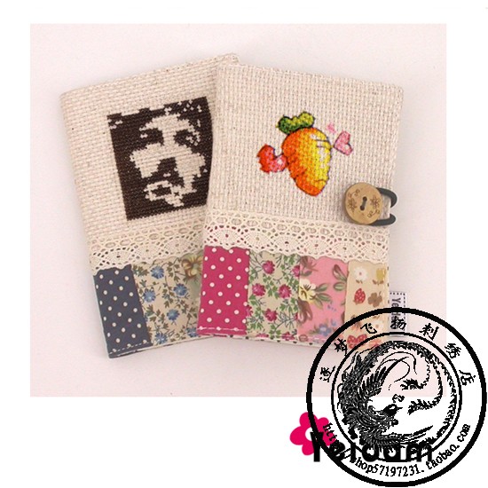(Discontinued soon out of print)Korean Ye single cross-stitch linen patchwork card bag set card foreskin